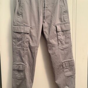 Hollister Men's Light Gray Cargo Pants